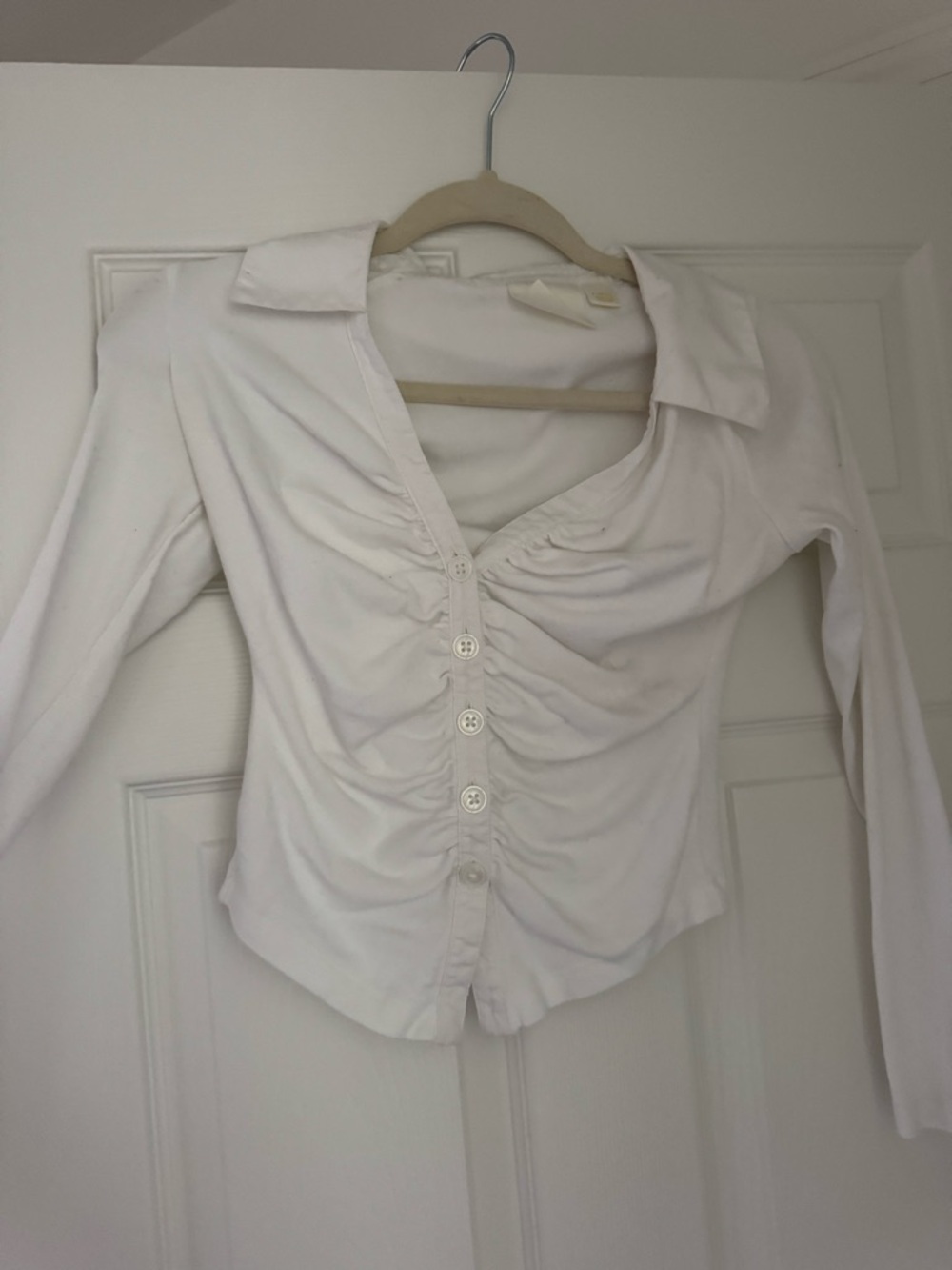 Maeve by Anthropologie collared tight button down